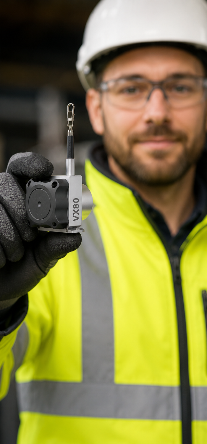 draw-wire speed sensor